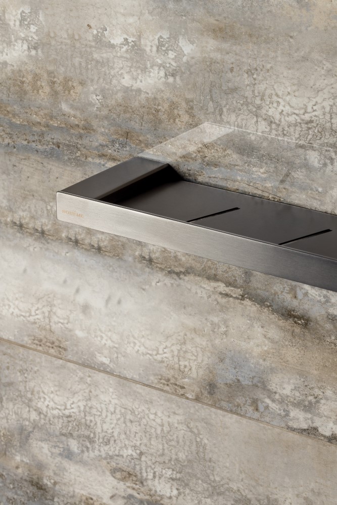 Полка Qubic Gun Metal