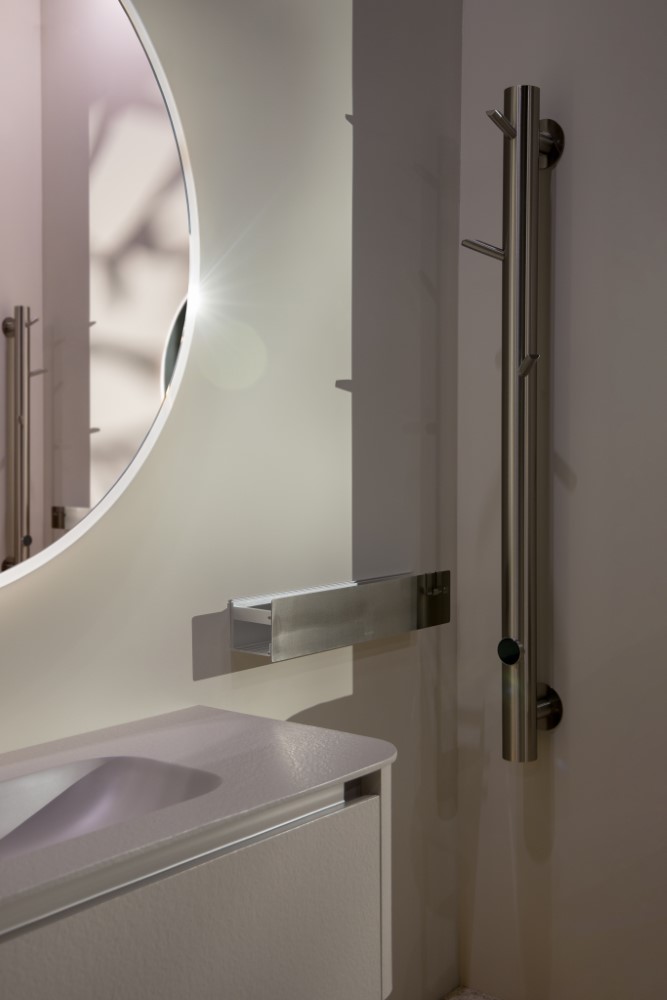 Полотенцесушитель электрический OAK NIKEL BRUSH