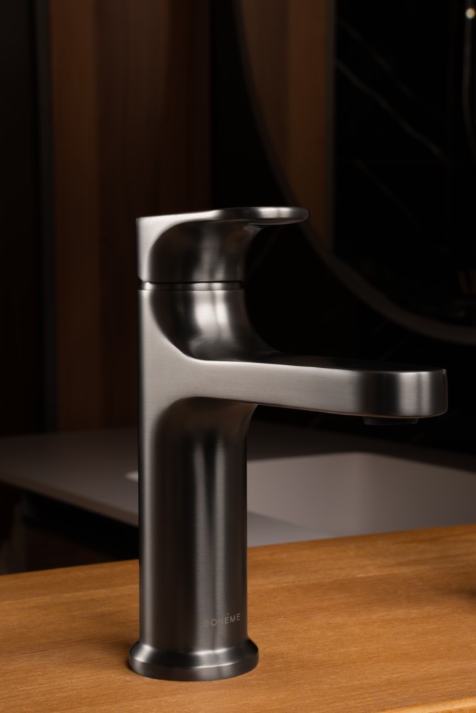 Смеситель для умывальника SPECTRE MINI GUN METAL