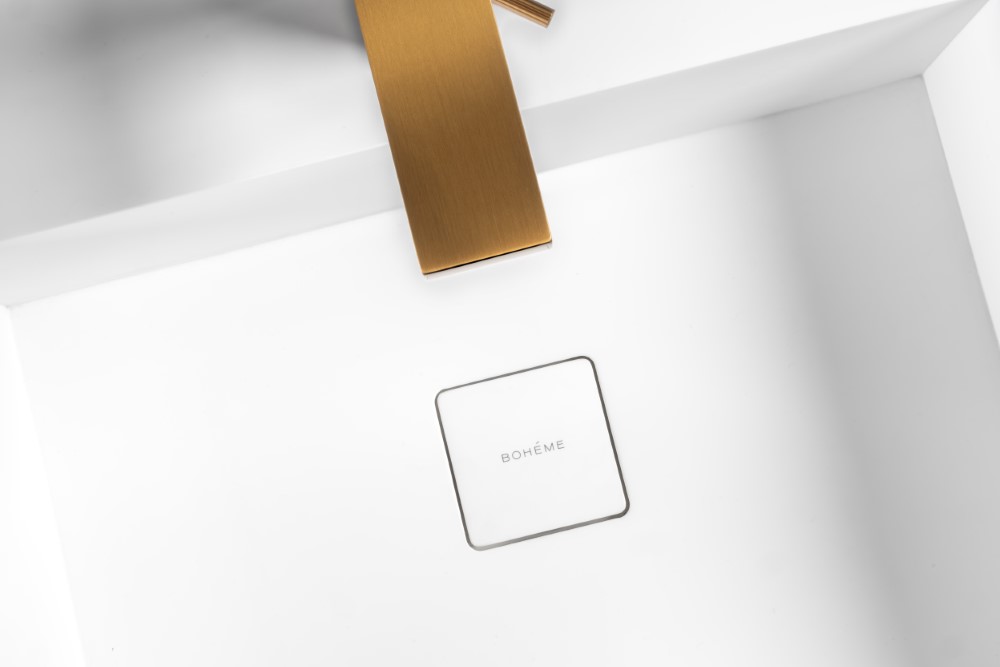Смеситель для раковины прогрессивный Stella Copper Brushed