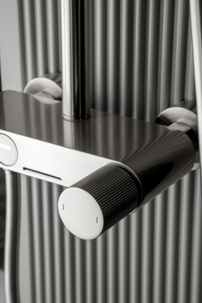 Стойка для душа STICK NIKEL BRUSH LINEA